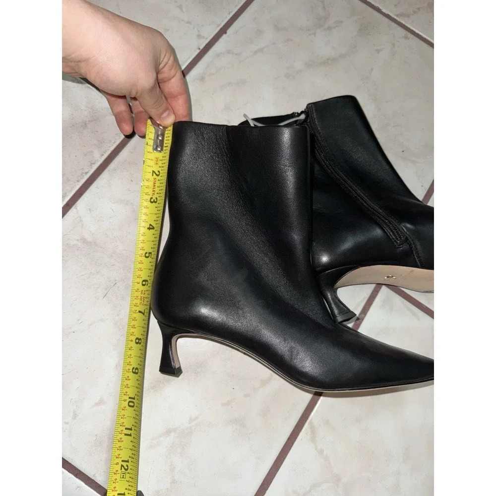 NEW Antonio Melani Jennifer Sumko‎ Boots Women Black Kitten Heel Size 6